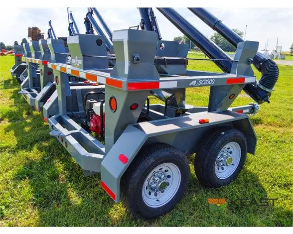Travis HSC2200 2-Box Seed Tender - 8 HP Electric Start Engine Wireless Remote Scale System Seed Tenders
