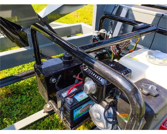 Travis HSC2200 2-Box Seed Tender - 8 HP Electric Start Engine Wireless Remote Scale System Seed Tenders