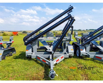 Travis HSC2200 2-Box Seed Tender - 8 HP Electric Start Engine Wireless Remote Scale System Seed Tenders