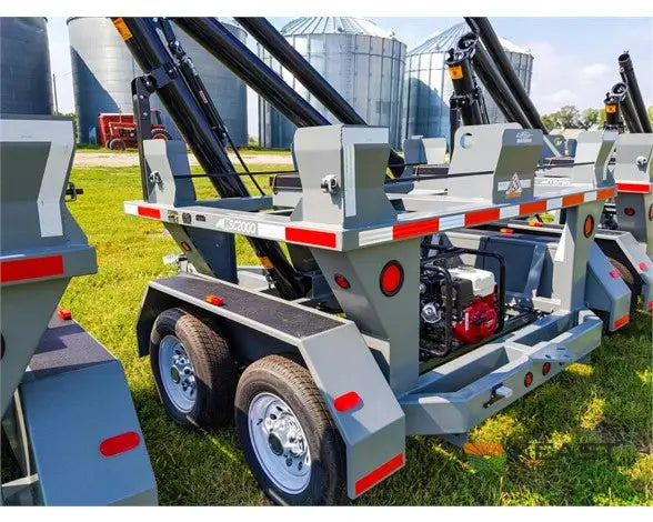 Travis HSC2200 2-Box Seed Tender - 8 HP Electric Start Engine Wireless Remote Scale System Seed Tenders