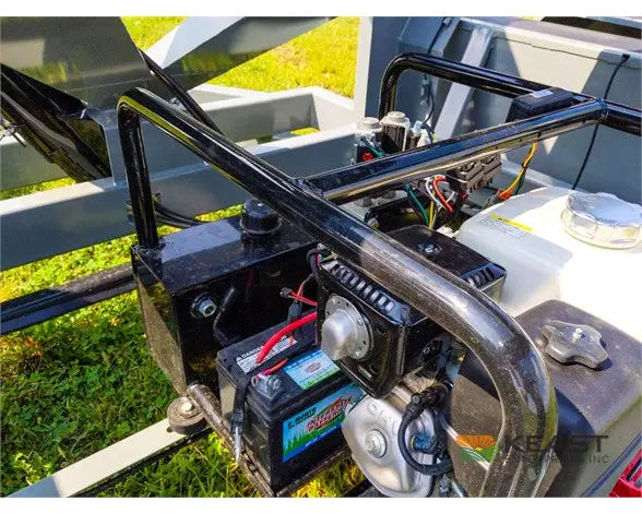 Travis HSC2200 2-Box Seed Tender - 8 HP Electric Start Engine Wireless Remote Scale System Seed Tenders