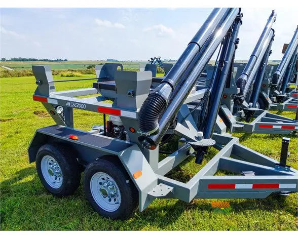 Travis HSC2200 2-Box Seed Tender - 8 HP Electric Start Engine Wireless Remote Scale System Seed Tenders