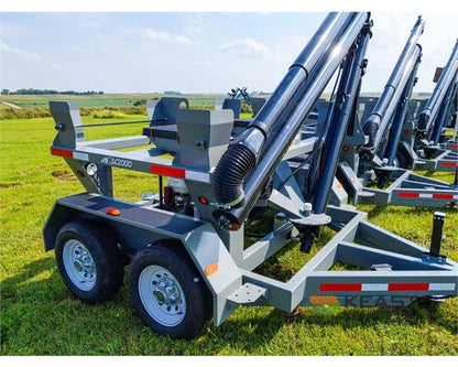 Travis HSC2200 2-Box Seed Tender - 8 HP Electric Start Engine Wireless Remote Scale System Seed Tenders