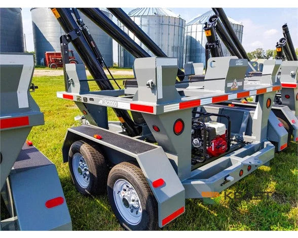 Travis HSC2200 2-Box Seed Tender - 8 HP Electric Start Engine Wireless Remote Scale System Seed Tenders