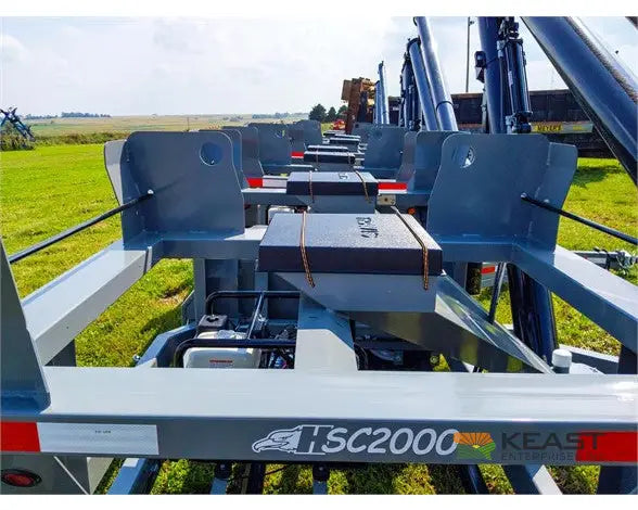 Travis HSC2200 2-Box Seed Tender - 8 HP Electric Start Engine Wireless Remote Scale System Seed Tenders