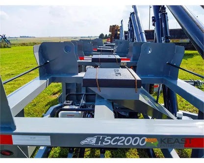 Travis HSC2200 2-Box Seed Tender - 8 HP Electric Start Engine Wireless Remote Scale System Seed Tenders