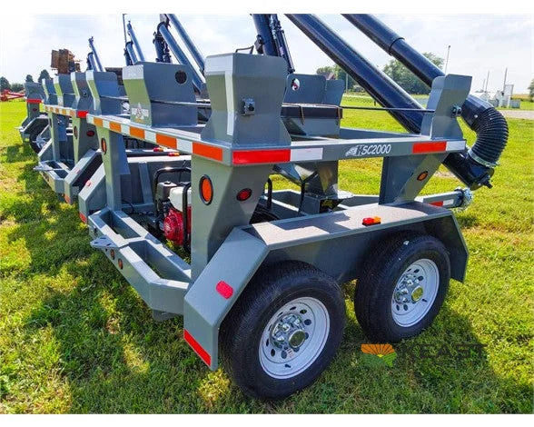 Travis HSC2200 2-Box Seed Tender - 8 HP Electric Start Engine Wireless Remote Scale System Seed Tenders