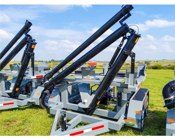 Travis HSC2200 2-Box Seed Tender - 8 HP Electric Start Engine Wireless Remote Scale System Seed Tenders