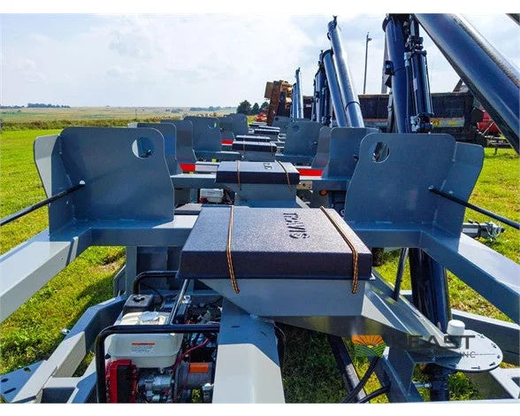 Travis HSC2200 2-Box Seed Tender - 8 HP Electric Start Engine Wireless Remote Scale System Seed Tenders