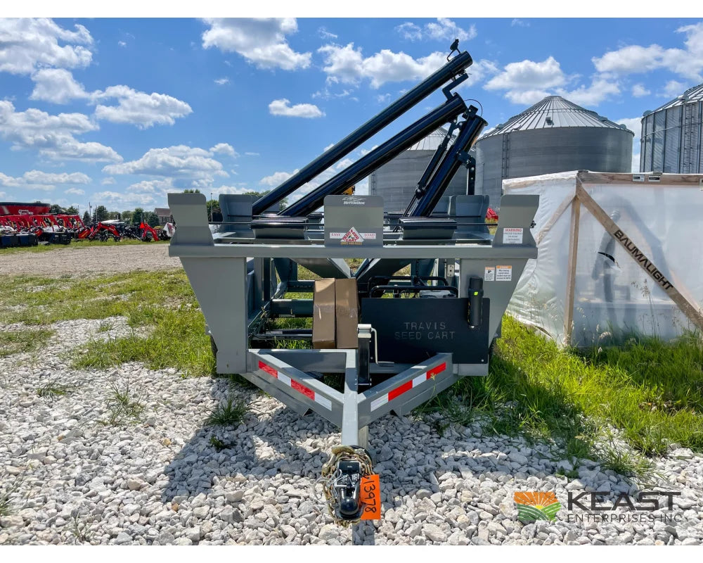Travis HSC4000 4-Box Seed Tender 8 HP Electric Start Engine Seed Tenders