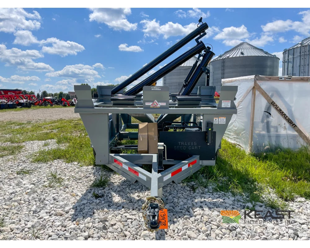 Travis HSC4000 4-Box Seed Tender 8 HP Electric Start Engine Seed Tenders