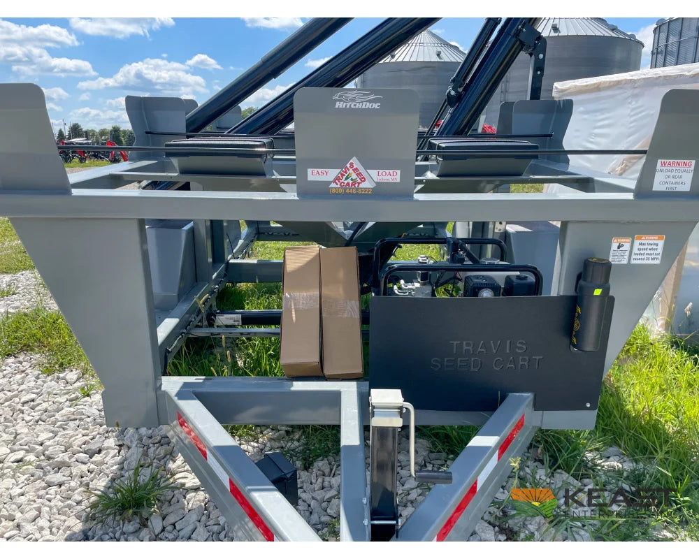 Travis HSC4000 4-Box Seed Tender 8 HP Electric Start Engine Seed Tenders