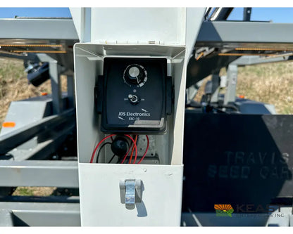 Travis HSC4400 4-Box Seed Tender - 8 HP Electric Start Engine Wireless Remote Scale System Talc Kit Seed Tenders