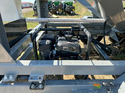 Travis HSC4400 4-Box Seed Tender - 8 HP Electric Start Engine Wireless Remote Scale System Talc Kit Seed Tenders