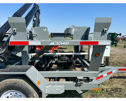 Travis HSC4400 4-Box Seed Tender - 8 HP Electric Start Engine Wireless Remote Scale System Talc Kit Seed Tenders