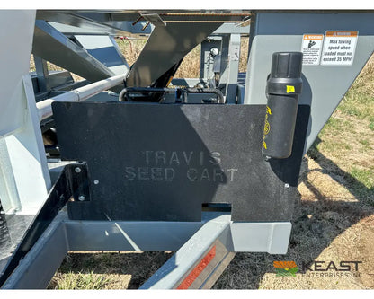Travis HSC4400 4-Box Seed Tender - 8 HP Electric Start Engine Wireless Remote Scale System Talc Kit Seed Tenders