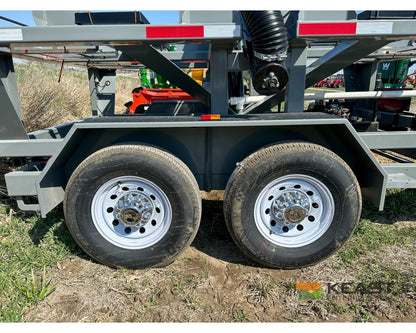 Travis HSC4400 4-Box Seed Tender - 8 HP Electric Start Engine Wireless Remote Scale System Talc Kit Seed Tenders