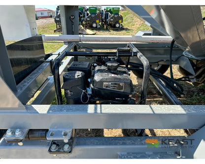 Travis HSC4400 4-Box Seed Tender - 8 HP Electric Start Engine Wireless Remote Scale System Talc Kit Seed Tenders