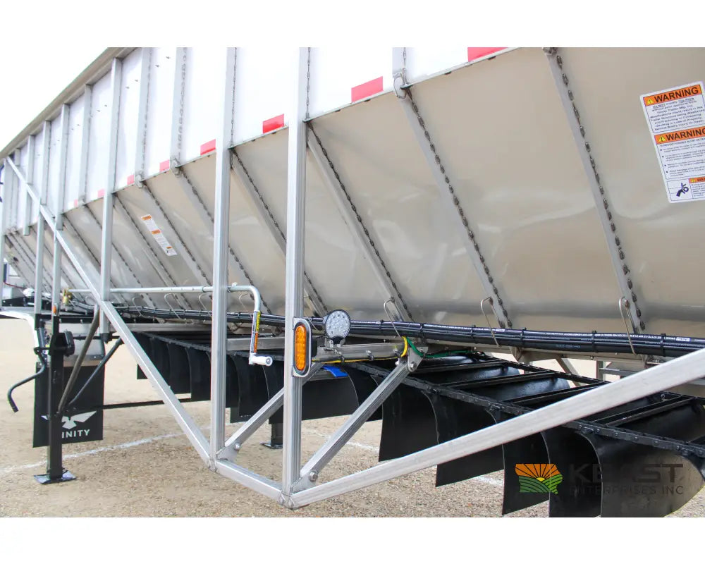 Trinity 42’ Stainless Steel Belt Trailer 48’’ Belt Electric Tarp Belt Trailers