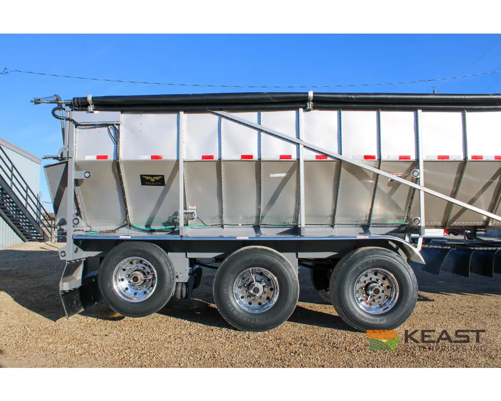 Trinity 50’ Stainless Steel Belt Trailer 48’’ Belt Electric Tarp Belt Trailers