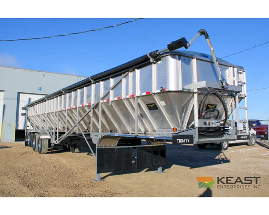 Trinity 50’ Stainless Steel Belt Trailer 48’’ Belt Electric Tarp Belt Trailers