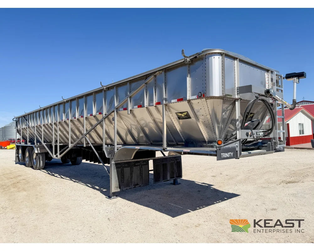 Trinity 50’ Stainless Steel Belt Trailer 48’’ Belt Electric Tarp - Belt Trailers
