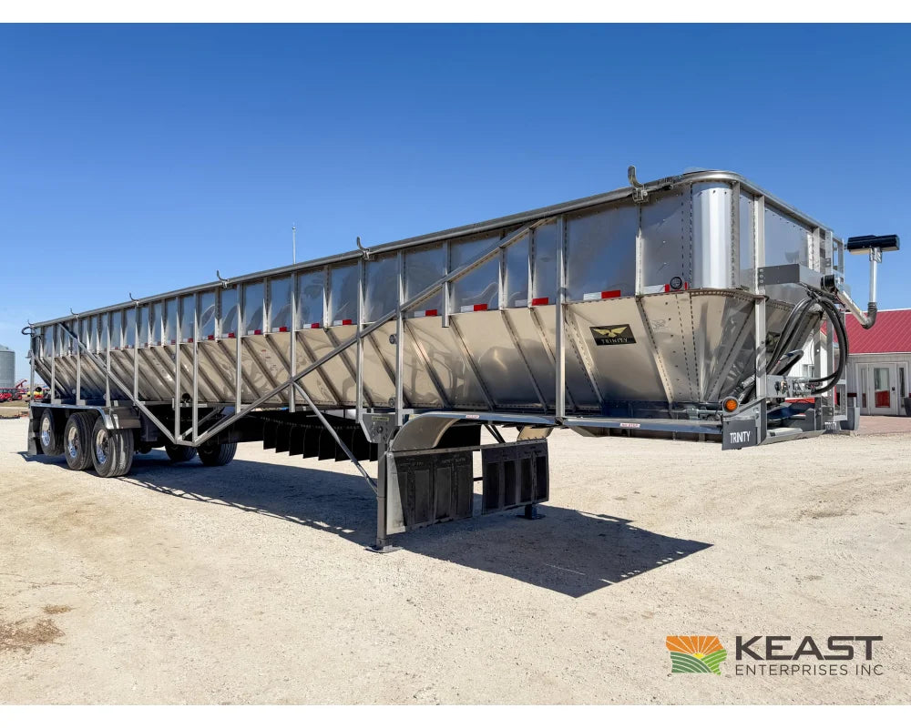 Trinity 50’ Stainless Steel Belt Trailer 48’’ Belt Electric Tarp - Belt Trailers