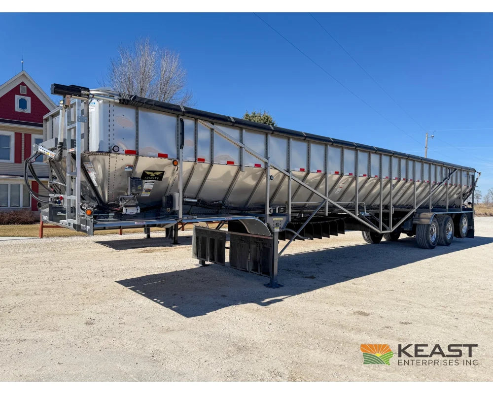 Trinity 50’ Stainless Steel Belt Trailer 48’’ Belt Electric Tarp - Belt Trailers