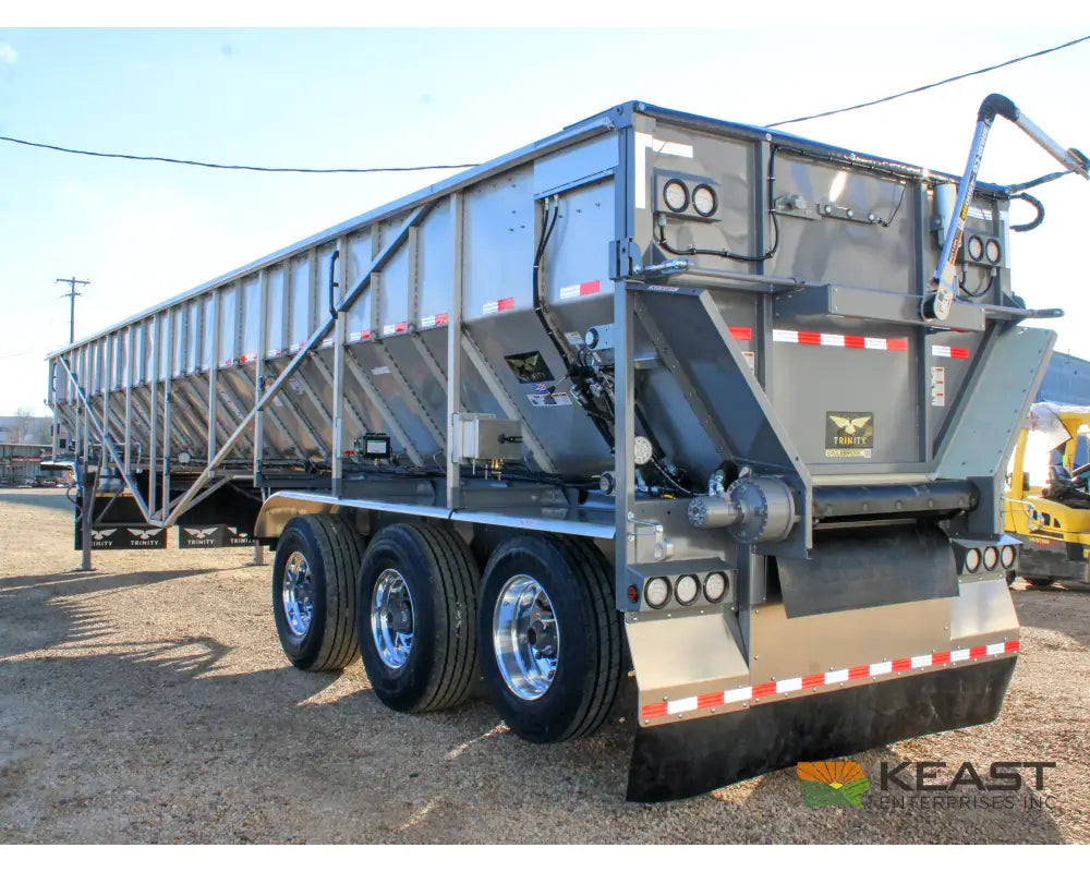 Trinity 50’ Stainless Steel Belt Trailer 48’’ Belt Electric Tarp Belt Trailers