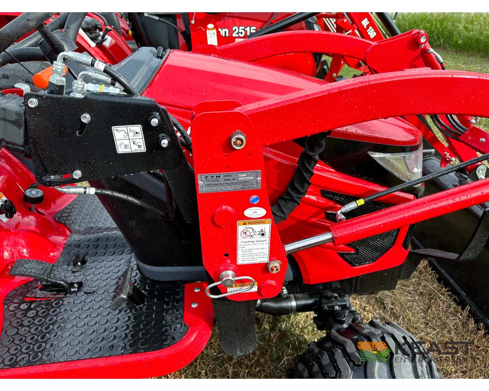 TYM T224H 22 hp Tractor - Hydrostatic Transmission Integrated Loader Tractors