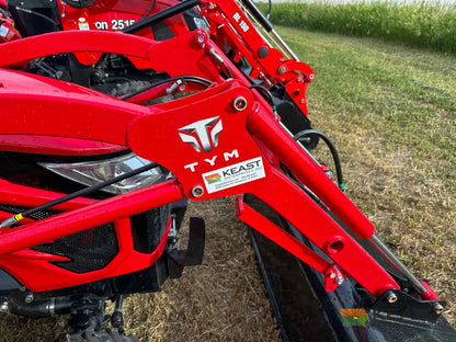 TYM T224H 22 hp Tractor - Hydrostatic Transmission Integrated Loader Tractors
