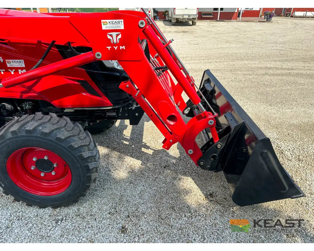 TYM T474HC 47 hp Cab Tractor Hydrostatic Transmission 2,152 lb Capacity Loader Tractors