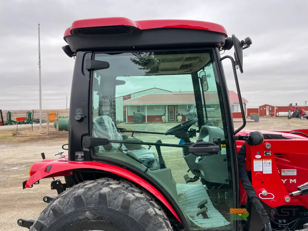 TYM T474HC 47 hp Cab Tractor - Hydrostatic Transmission 2,152 lb Capacity Loader Tractors