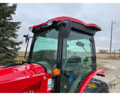 TYM T474HC 47 hp Cab Tractor - Hydrostatic Transmission 2,152 lb Capacity Loader Tractors