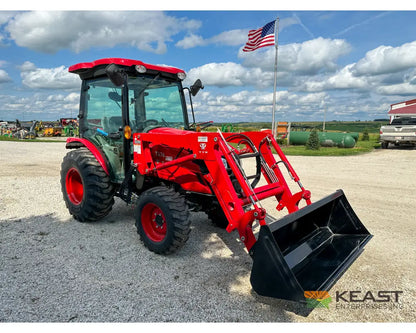 TYM T474HC 47 hp Cab Tractor Hydrostatic Transmission 2,152 lb Capacity Loader Tractors