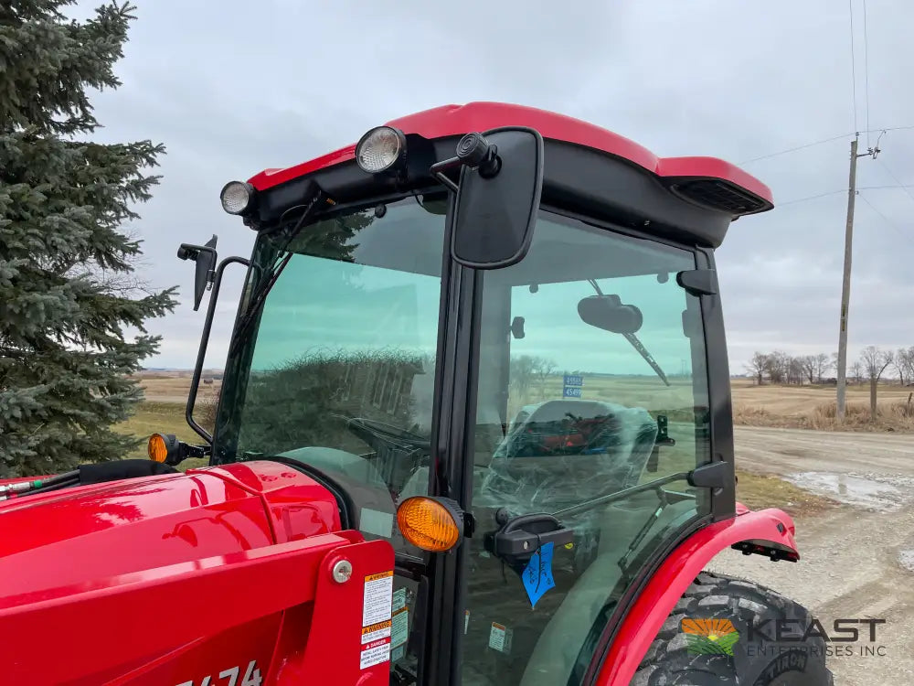 TYM T474HC 47 hp Cab Tractor - Hydrostatic Transmission 2,152 lb Capacity Loader Tractors