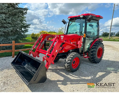 TYM T474HC 47 hp Cab Tractor Hydrostatic Transmission 2,152 lb Capacity Loader Tractors