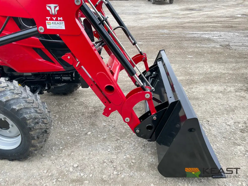 TYM T474HC 47 hp Cab Tractor - Hydrostatic Transmission 2,152 lb Capacity Loader Tractors