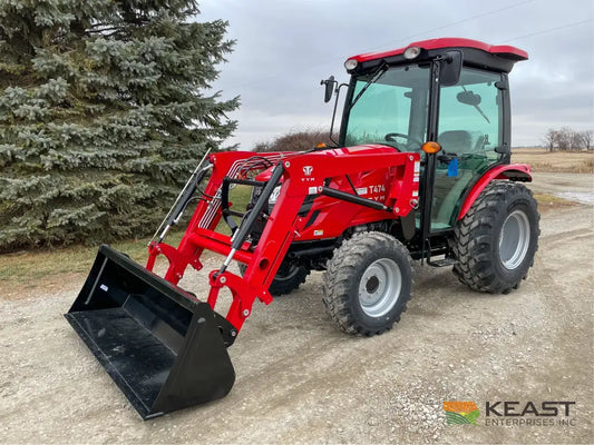 TYM T474HC 47 hp Cab Tractor - Hydrostatic Transmission 2,152 lb Capacity Loader Tractors