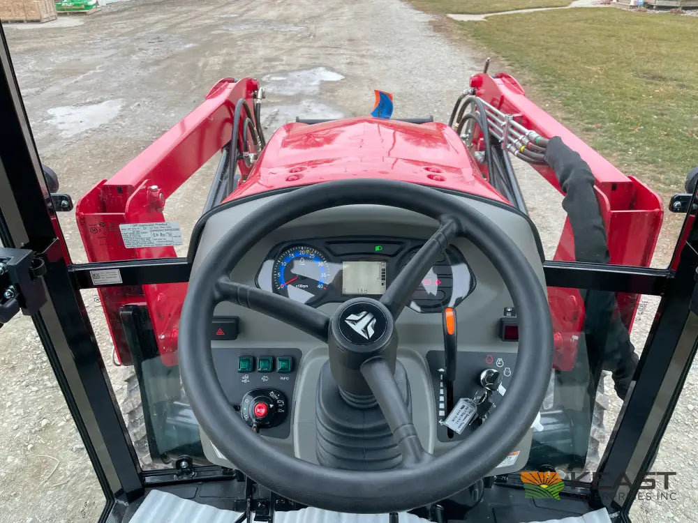 TYM T474HC 47 hp Cab Tractor - Hydrostatic Transmission 2,152 lb Capacity Loader Tractors