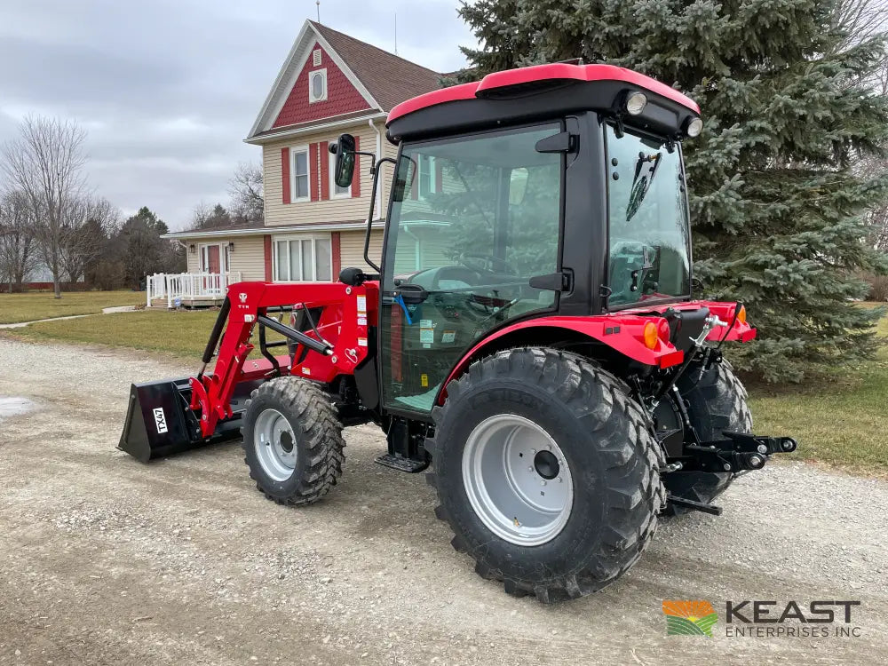 TYM T474HC 47 hp Cab Tractor - Hydrostatic Transmission 2,152 lb Capacity Loader Tractors