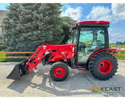 TYM T474HC 47 hp Cab Tractor Hydrostatic Transmission 2,152 lb Capacity Loader Tractors