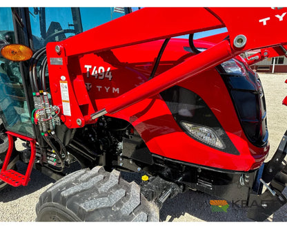 TYM T494HC 48 hp Cab Tractor Hydrostatic Transmission 2,790 lb Capacity Loader Tractors