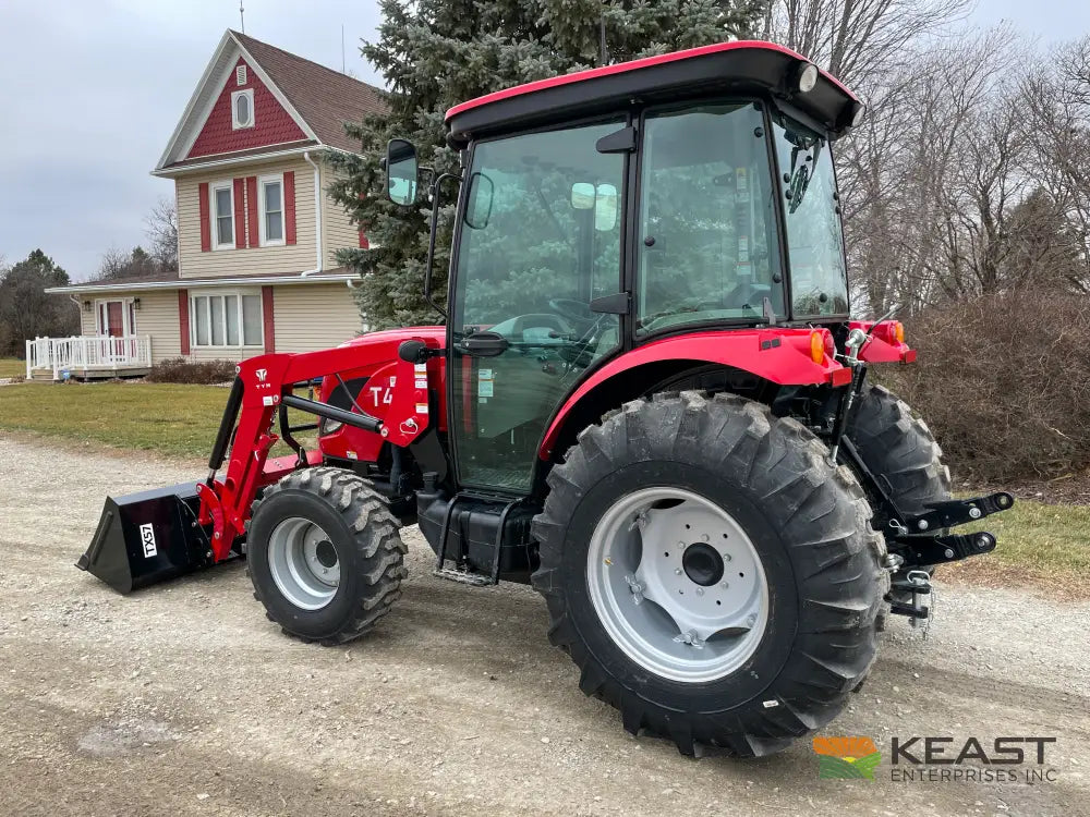 TYM T494HC 48 hp Cab Tractor - Hydrostatic Transmission 2,790 lb Capacity Loader Tractors
