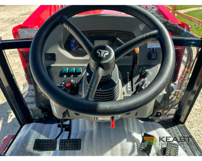 TYM T494HC 48 hp Cab Tractor Hydrostatic Transmission 2,790 lb Capacity Loader Tractors