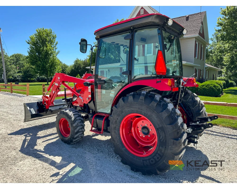 TYM T494HC 48 hp Cab Tractor Hydrostatic Transmission 2,790 lb Capacity Loader Tractors