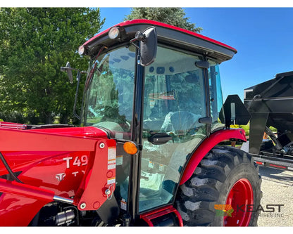 TYM T494HC 48 hp Cab Tractor Hydrostatic Transmission 2,790 lb Capacity Loader Tractors