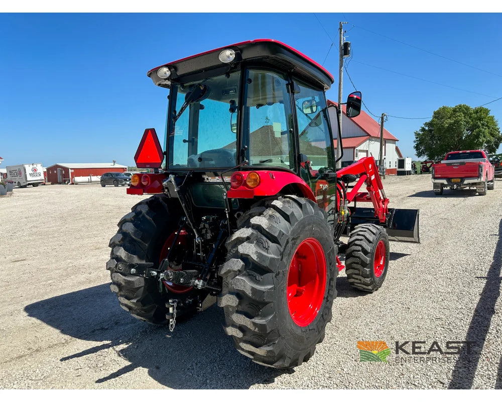 TYM T494HC 48 hp Cab Tractor Hydrostatic Transmission 2,790 lb Capacity Loader Tractors