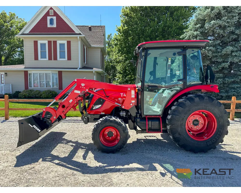 TYM T494HC 48 hp Cab Tractor Hydrostatic Transmission 2,790 lb Capacity Loader Tractors