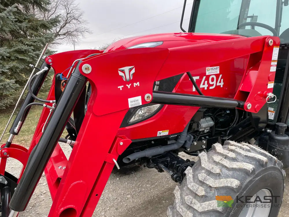TYM T494HC 48 hp Cab Tractor - Hydrostatic Transmission 2,790 lb Capacity Loader Tractors